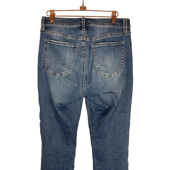 Pistola Anthropologie Blue High Rise Boot Cut Jeans Size 29 - Picture 5 of 7